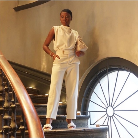 GORGEOUS ZARA NWT 2 Piece Blouse & Pants Set - Picture 4 of 11